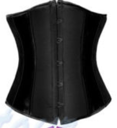 black under bust corset waist trainer